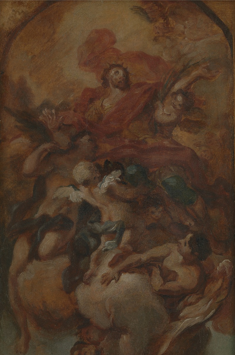 The glorification of St. Oswald by Antonio Balestra — digital art print download
