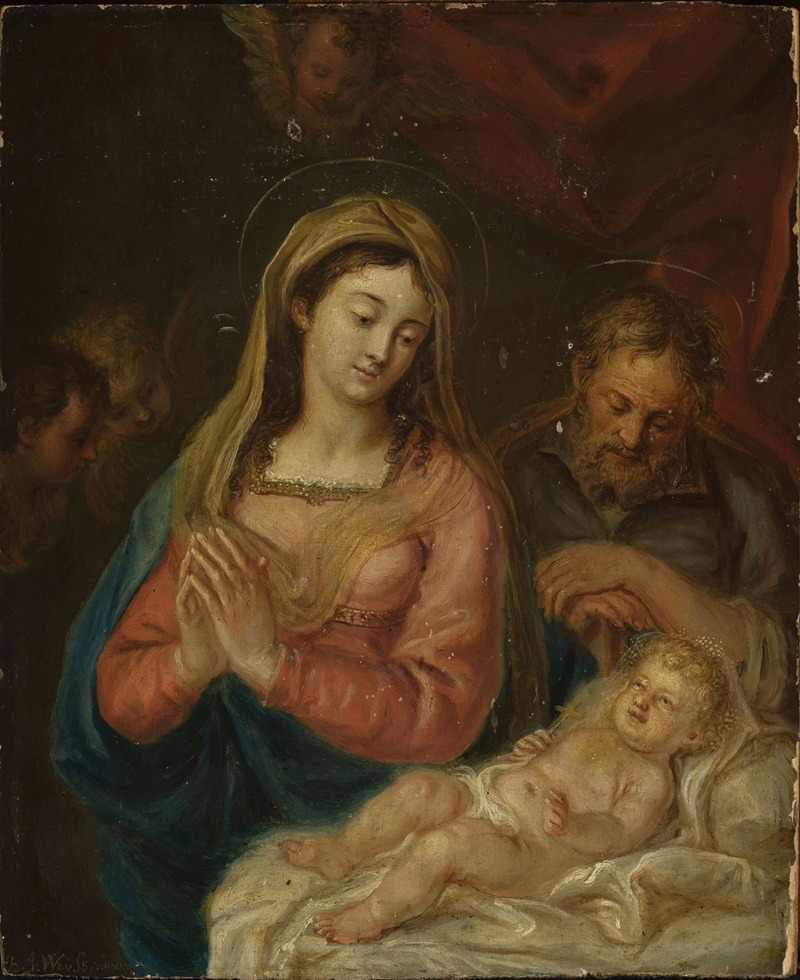 Holy Family by Bartholomäus Ignaz Weiss — digital art print download