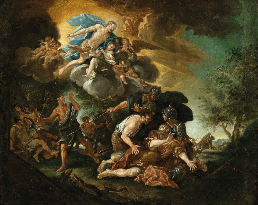 The Conversion of Saul by Circle of Johann Heiss — digital art print download