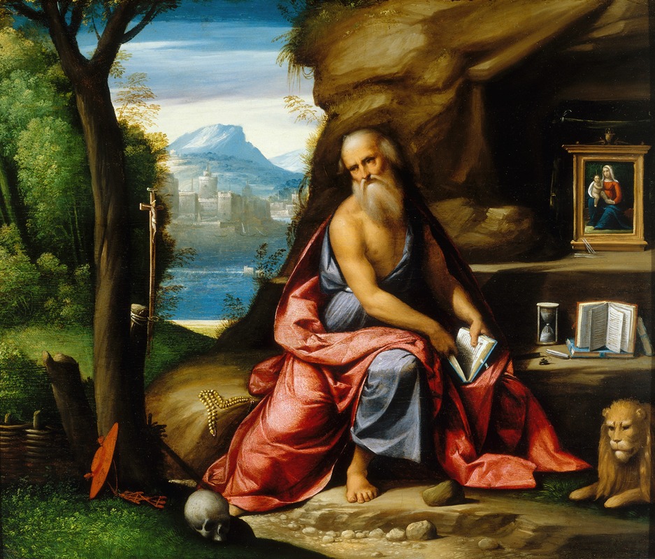 Meditation of Saint Jerome — Бенвенуто Тизи (Ил Гарафало)