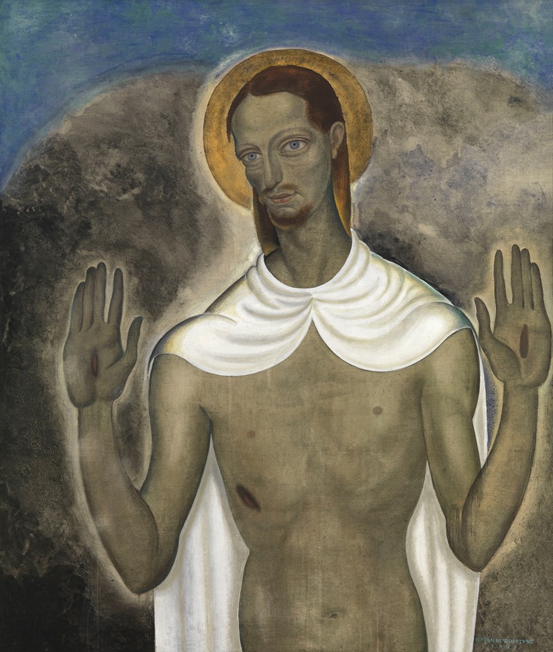 Christ Showing His Wounds by Гюстав Ван де Вестейн, 1921 — digital art print download