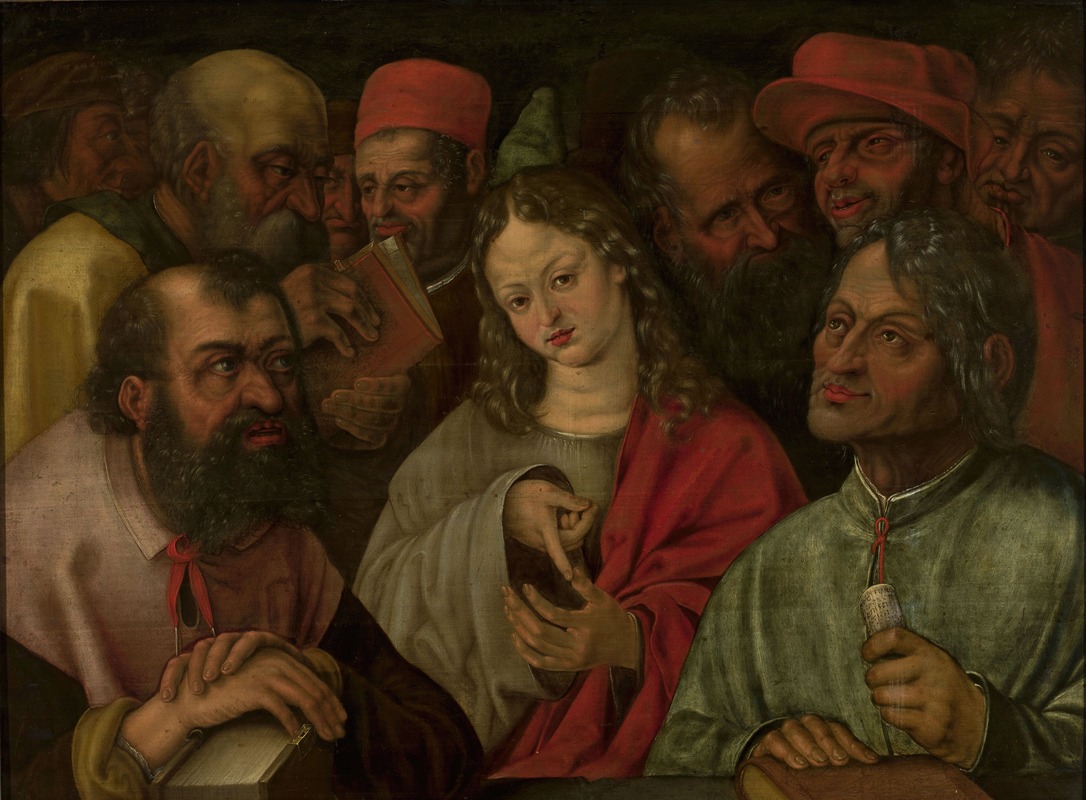 Christ among the Doctors by Ганс Хофман — digital art print download