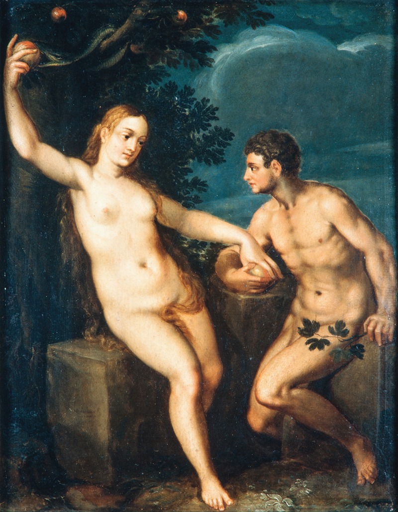 The Fall of Man by Hans Rottenhammer, 1606 — digital art print download