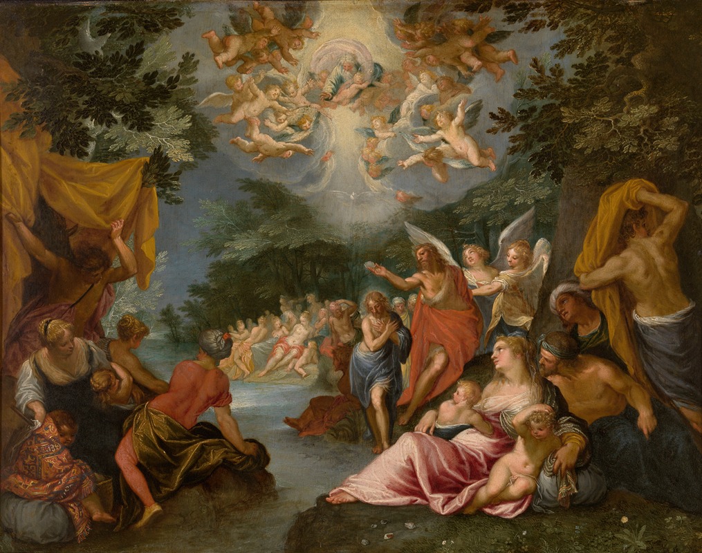 The Baptism of Christ — Hans Rottenhammer