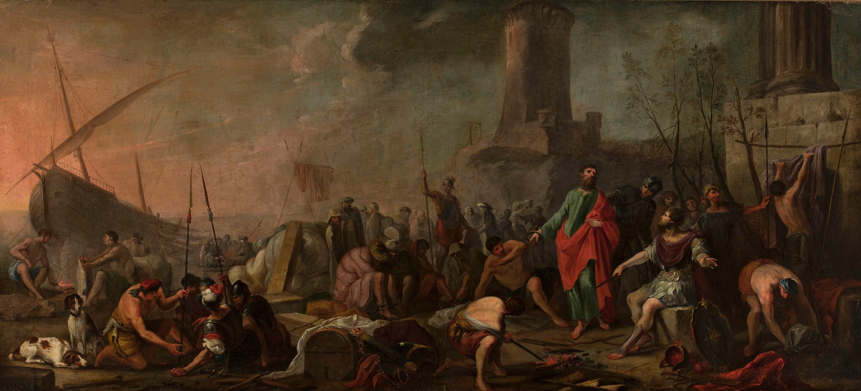 St. Paul on Malta by Isaak Fisches — digital art print download