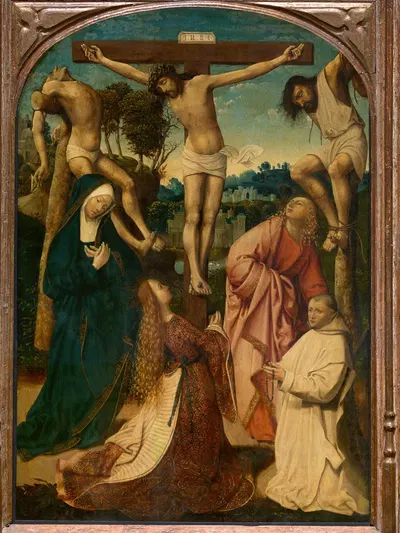 Calvary by Якоб Корнелис ван Оостсанен — digital art print download