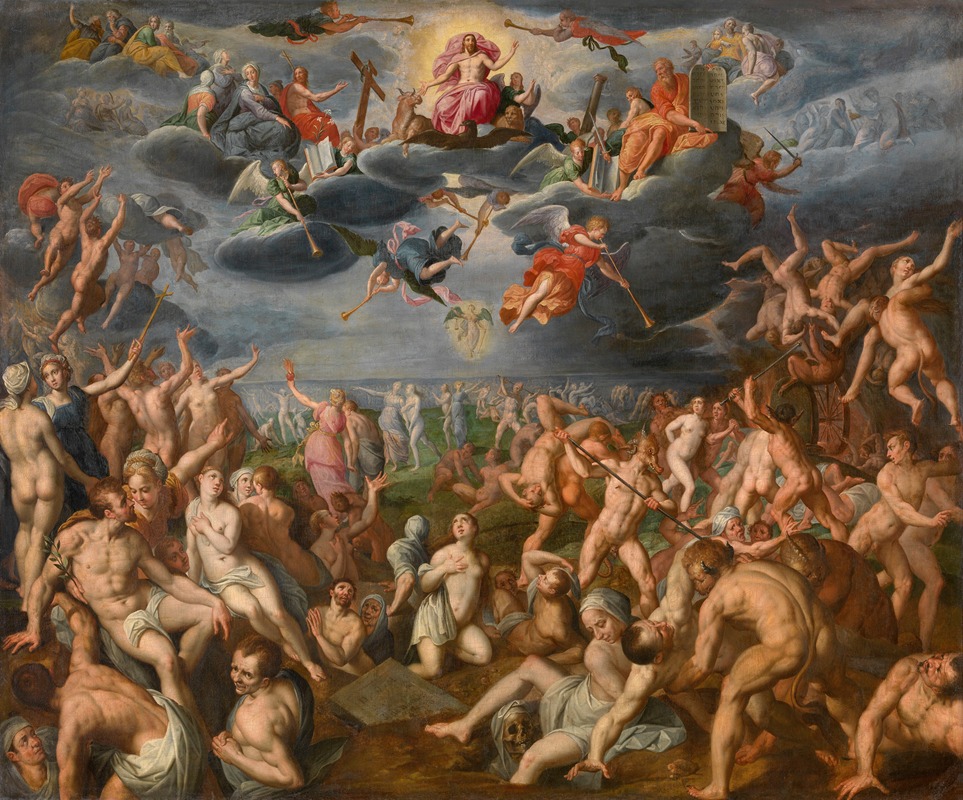 The Last Judgement by Jacob De Backer, 1571 — digital art print download