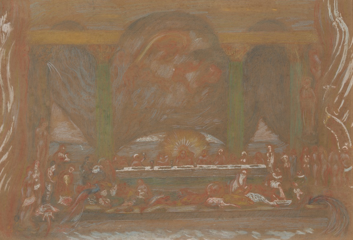 De bruiloft van Kana by Джеймс Энсор, 1913 — digital art print download