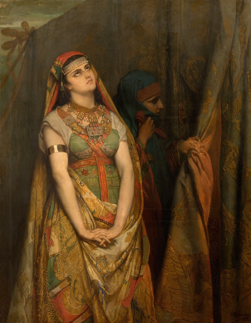 Judith's Prayer by Жан Франсуа Портаэль, 1872 — digital art print download