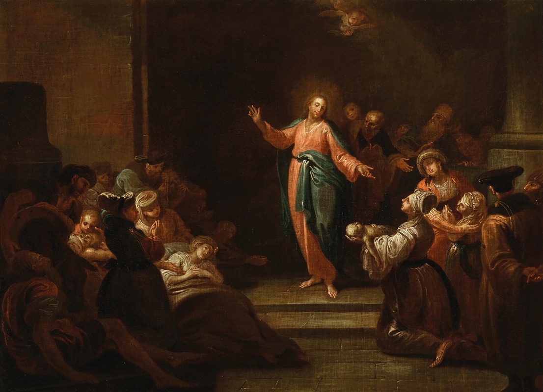 Christ raising a child from death — Johann Josef Karl Henrici