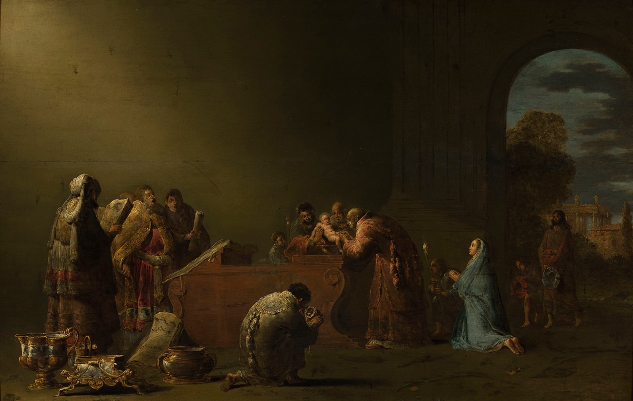 Circumcision of Christ by Леонар Брамер — digital art print download