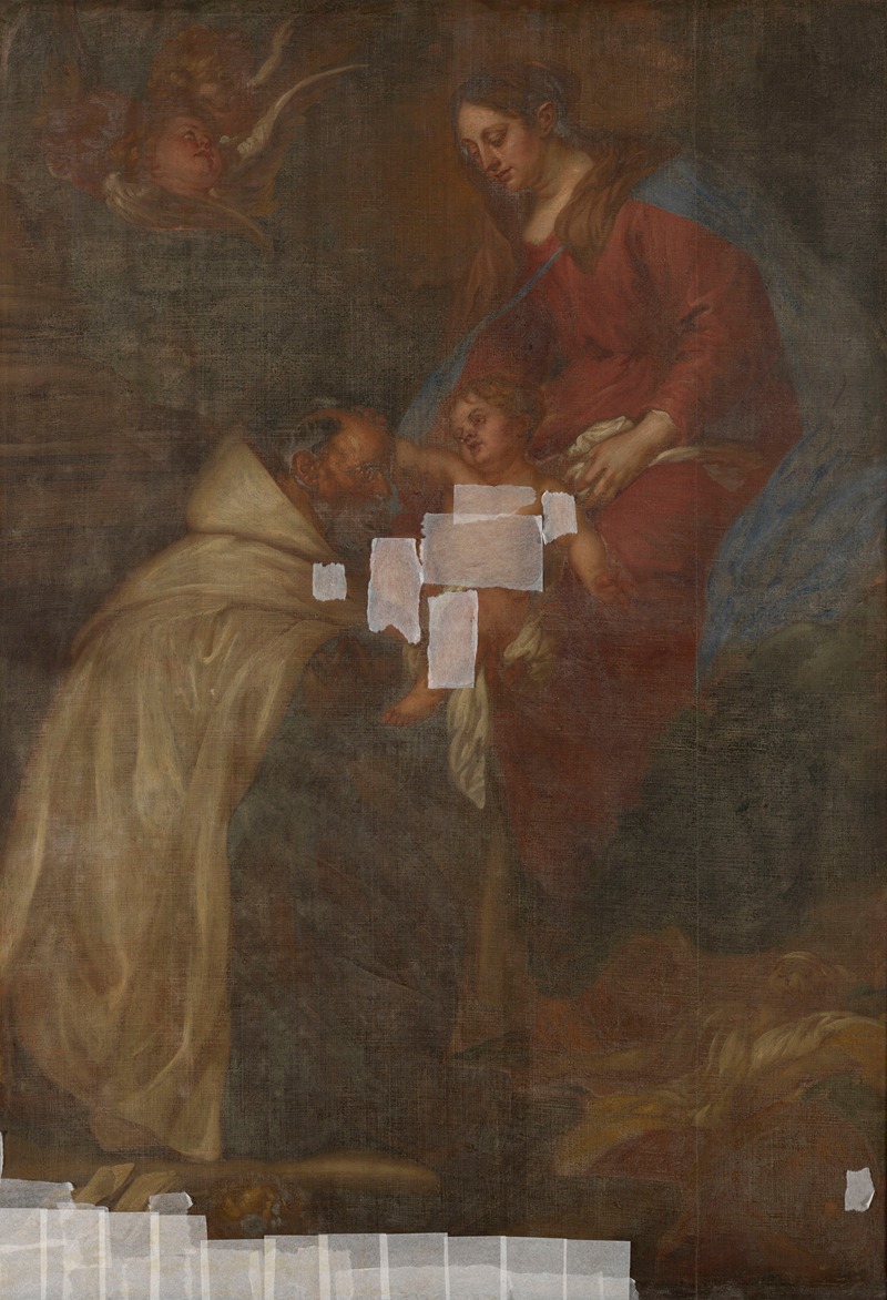 Madonna Appears to Saint Simon Stock — Lucas Franchoys the Younger