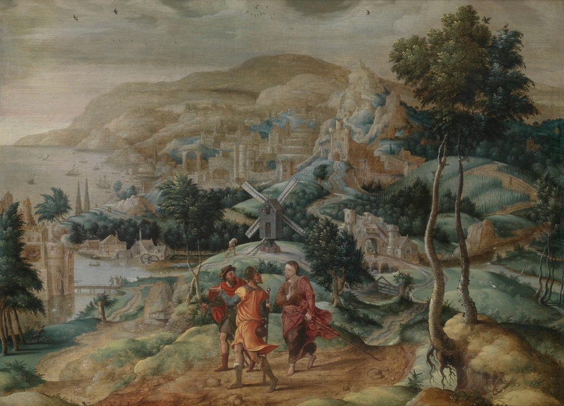 The Journey to Emmaus by Лукас Гассель — digital art print download
