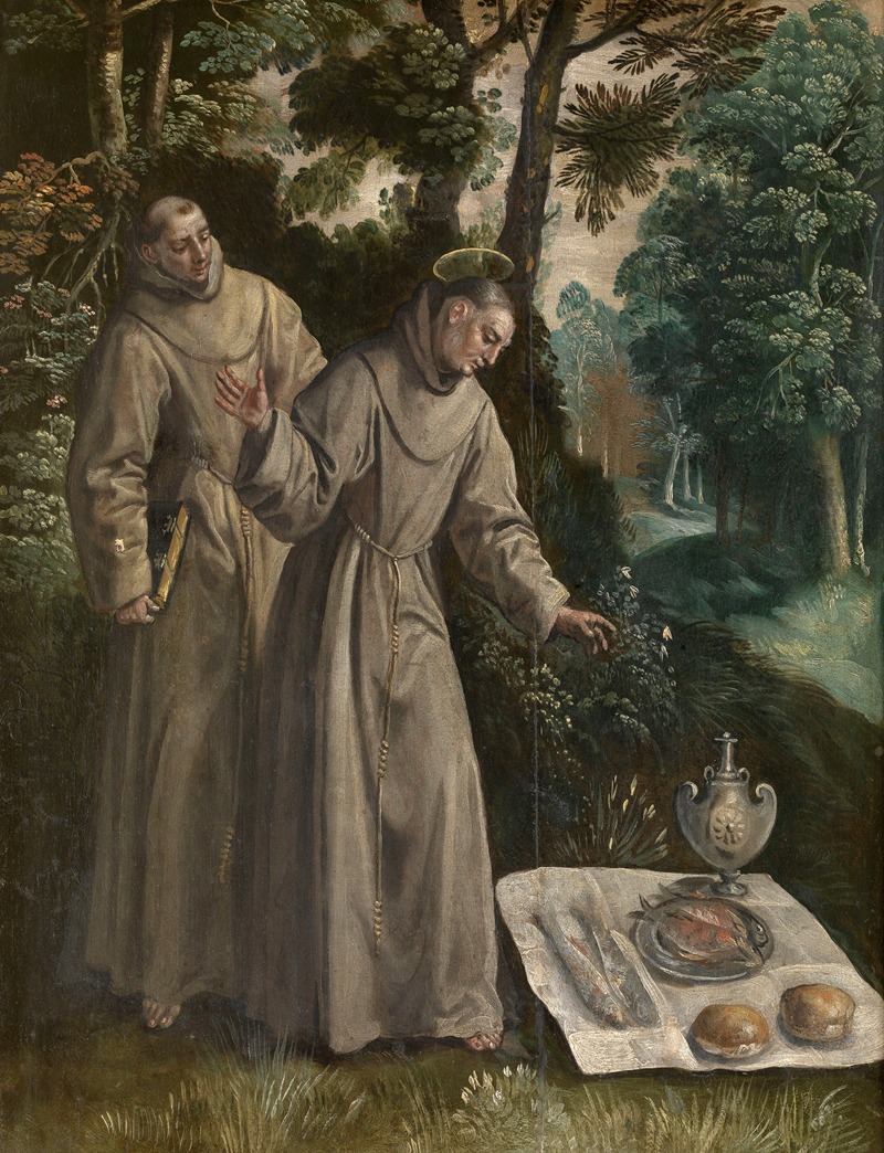 Saint Didacus Finds a Miraculous Meal — Maerten De Vos