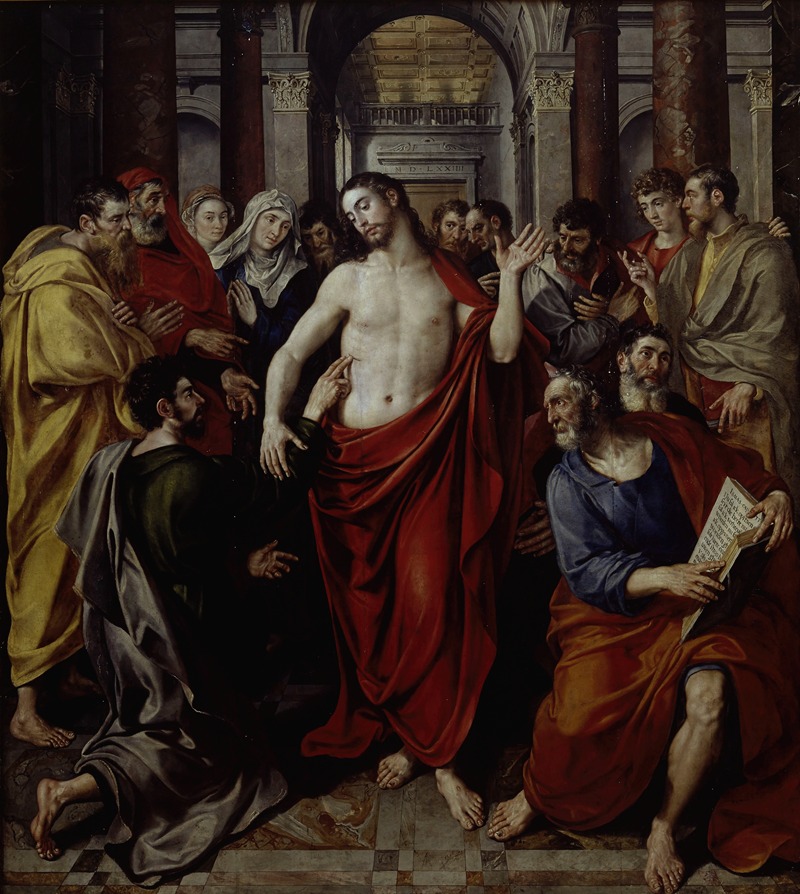 The Incredulity of Thomas — Maerten De Vos
