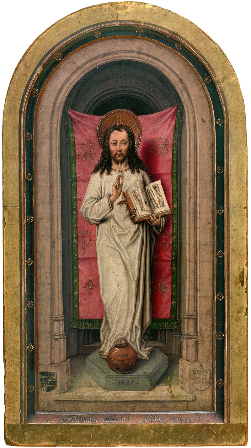 Christ Salvator Mundi by Мастер 1499 года, 1499 — digital art print download