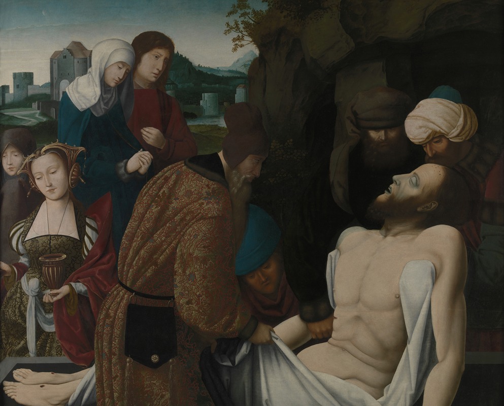 The Entombment by Master of the Mansi Magdalen — digital art print download