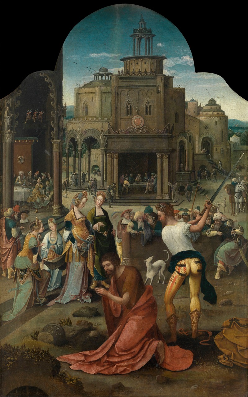 Beheading of John the Baptist — Meester van 1518