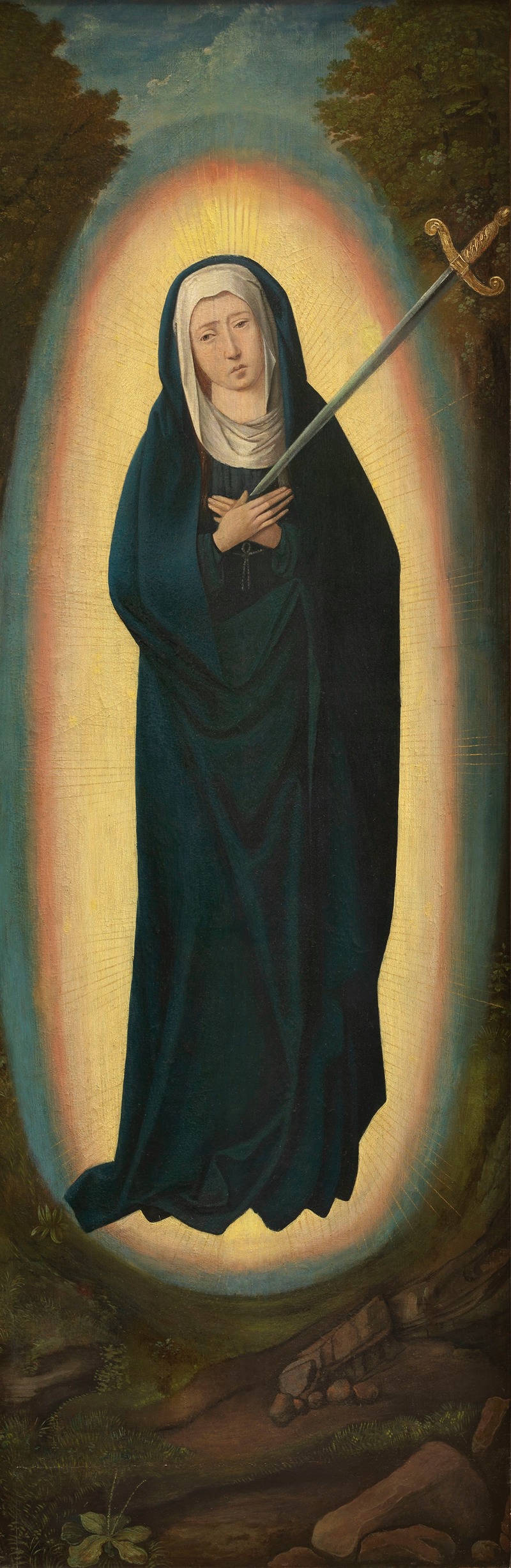 Mater Dolorosa by Master of Hoogstraeten, 1510-1520 — digital art print download