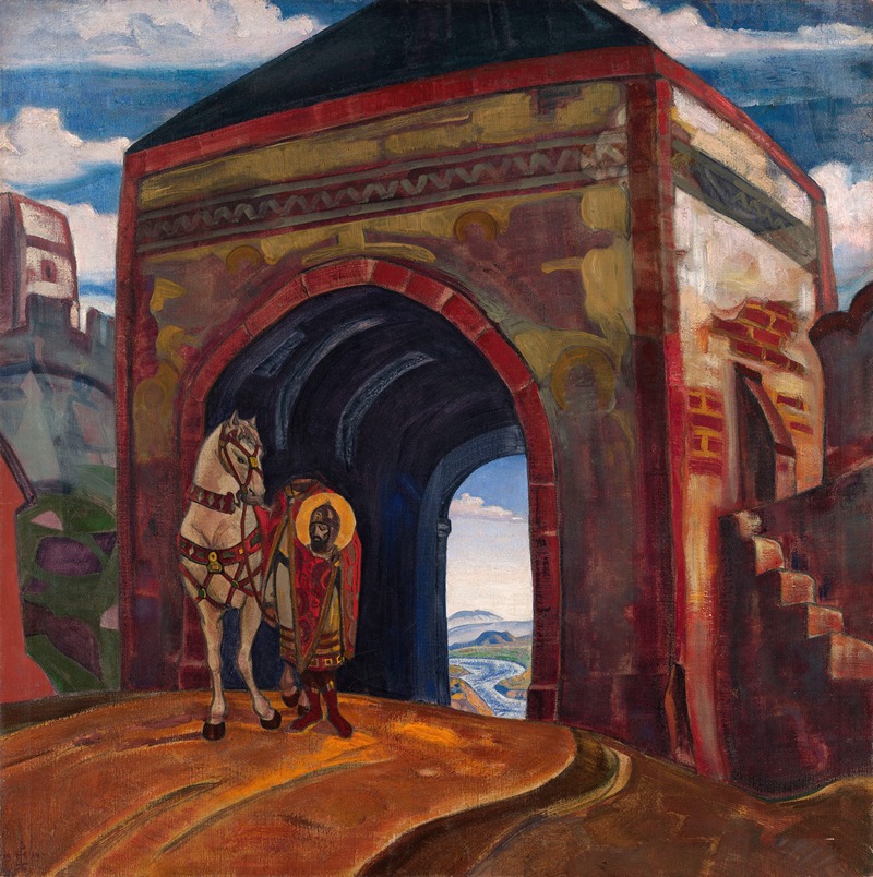 St Mercurius of Smolensk — Nicholas Roerich