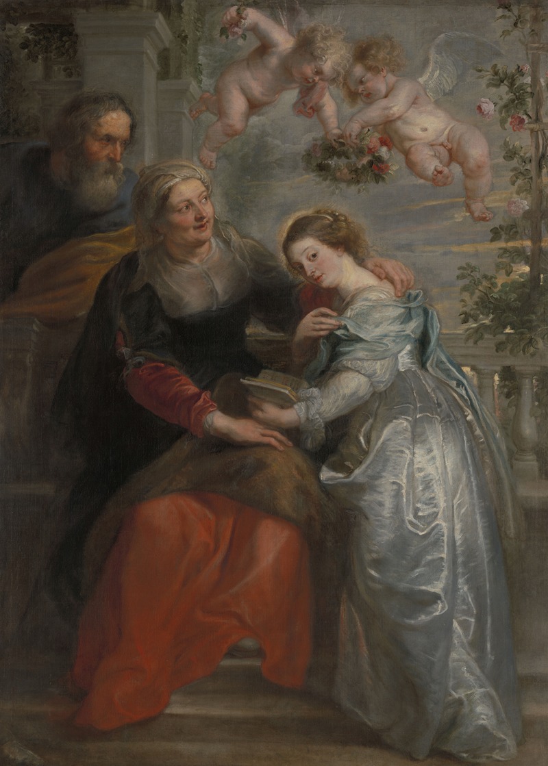 The Education of Mary — Peter Paul Rubens