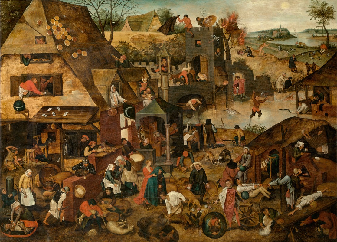 Proverbs by Pieter Brueghel The Younger — digital art print download