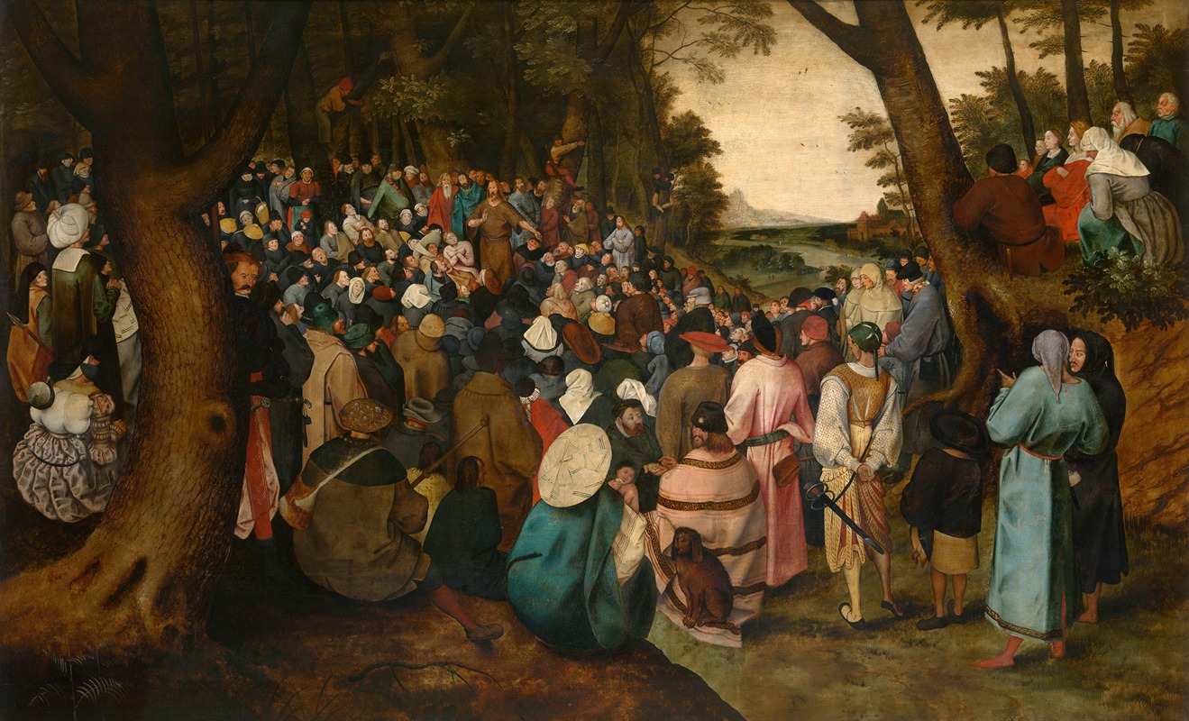 Saint John the Baptist Preaching by Pieter Brueghel The Younger — digital art print download