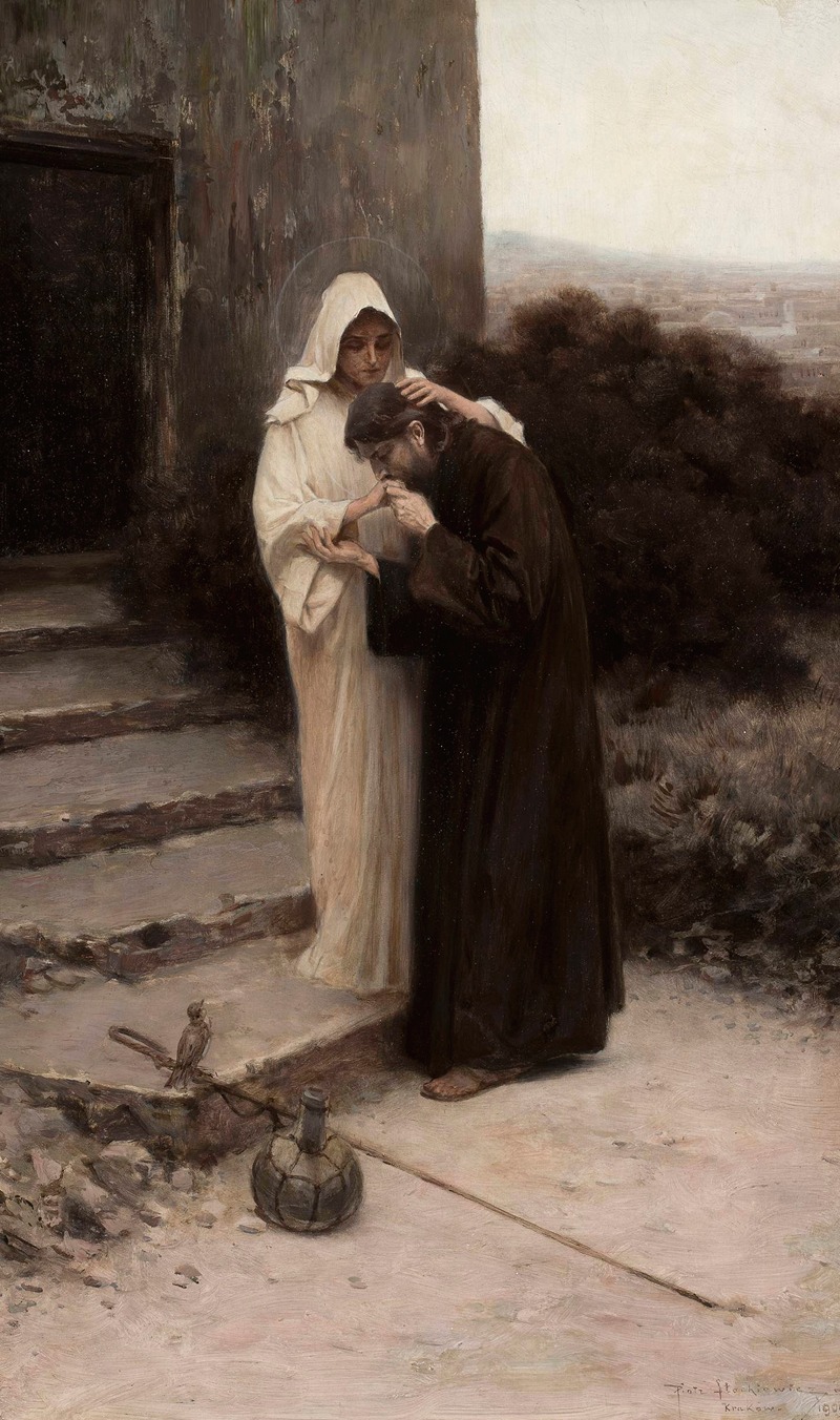 Christ's farewell to Mary — Piotr Stachiewicz