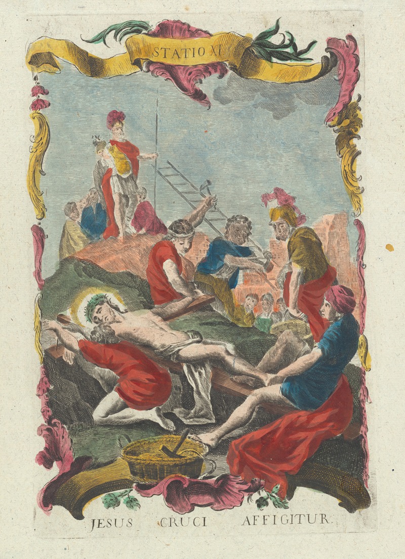 Jesus Cruci Affigitur by Ремондини, 1775 - 1800 — digital art print download