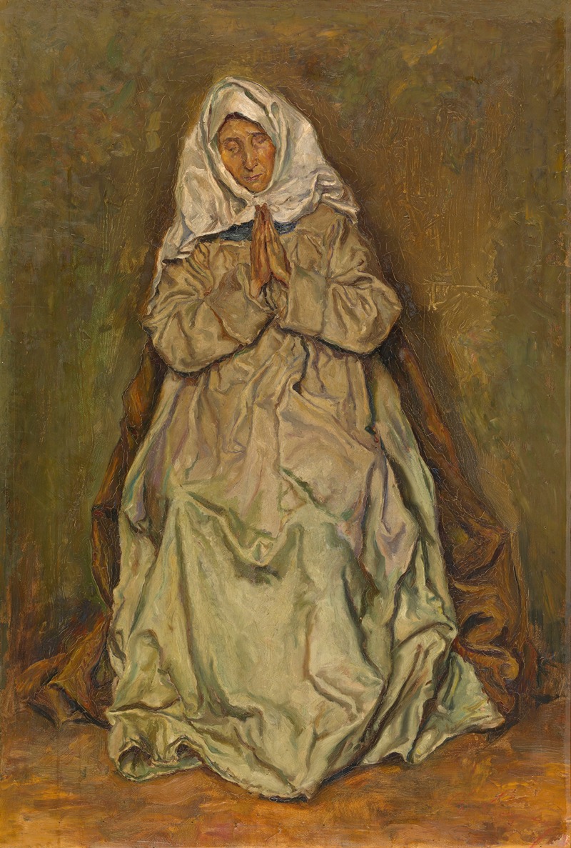 Statue of Mary by Ромен Лоойманс — digital art print download