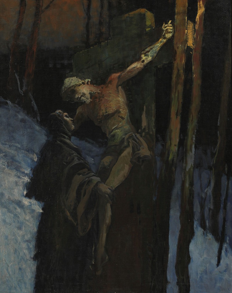 Christ on the cross by Владислав Ванке — digital art print download