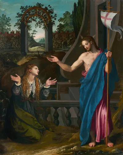 Noli me tangere by Алессандро Аллори, 1599 — digital art print download