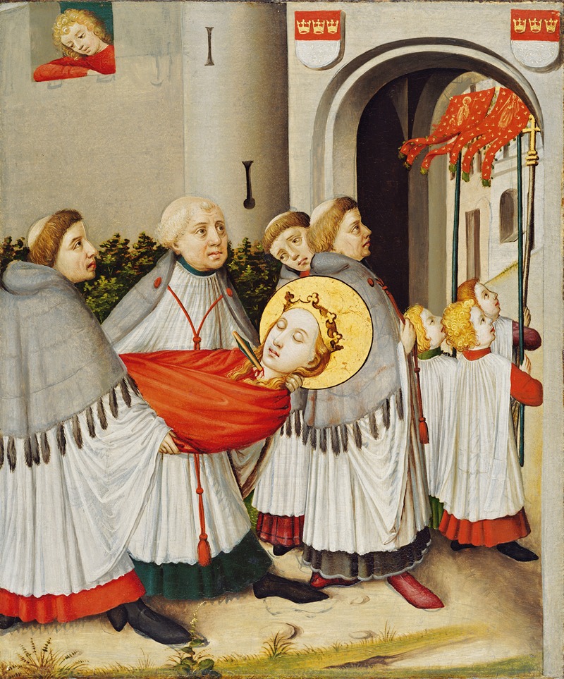Funeral Procession of St Ursula by Аноним, 1440-1450 — digital art print download
