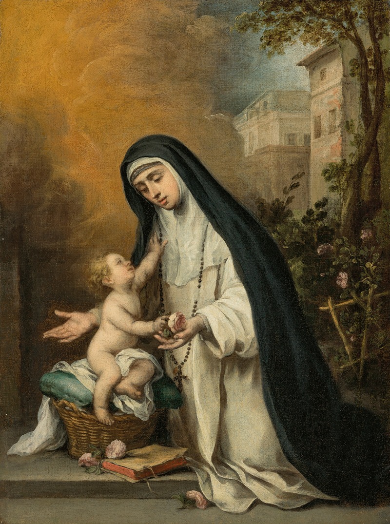 Santa Rosa of Lima — Bartolomé Estebán Murillo