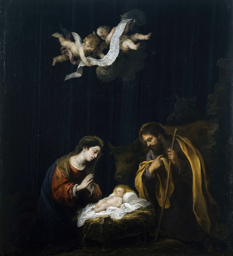 The Nativity by Бартоломе Эстебан Мурильо — digital art print download