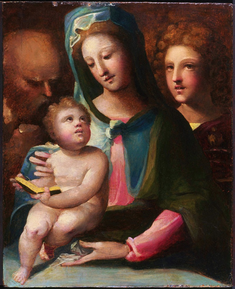 Holy Family by Доменико Беккафуми, 1540–1549 — digital art print download