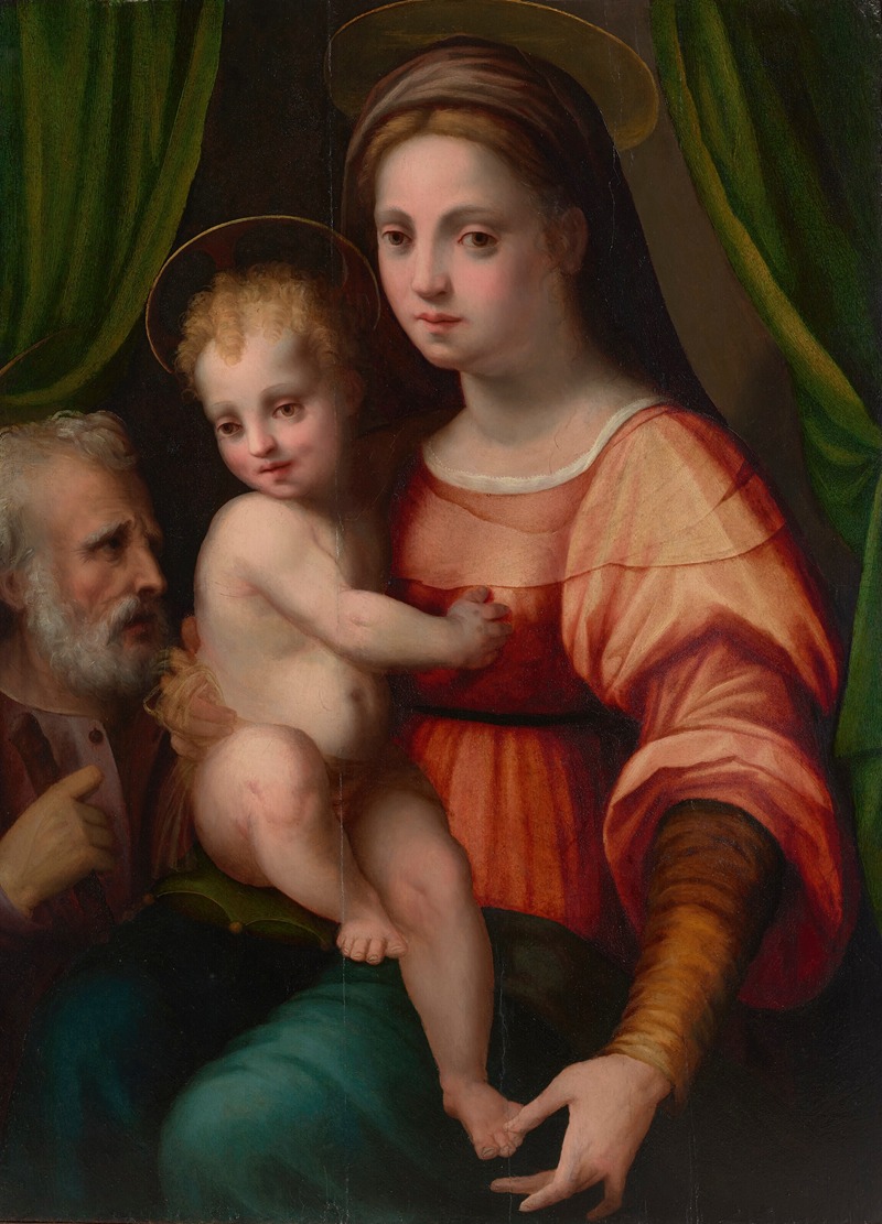 The Holy Family — Domenico Puligo
