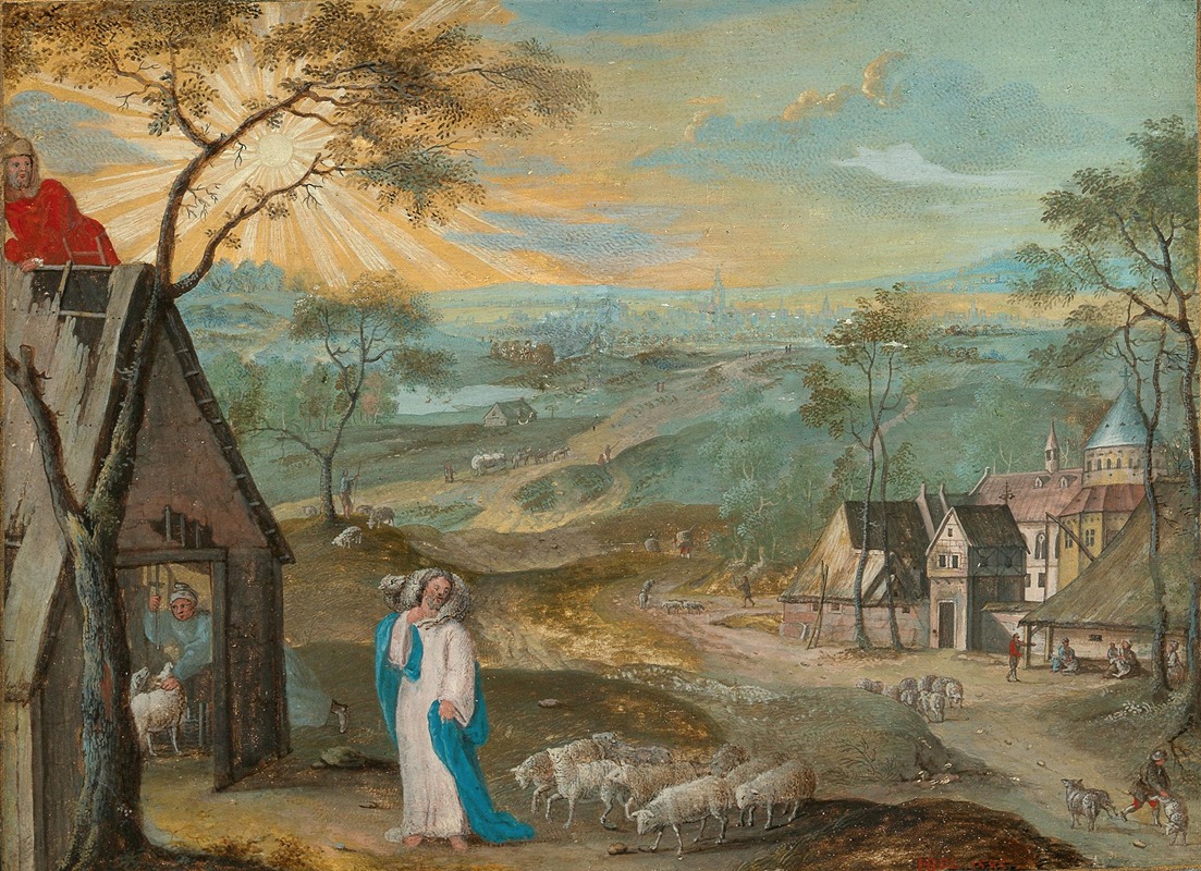Christ as the Good Shepherd by Ханс Бол, 1585 — digital art print download