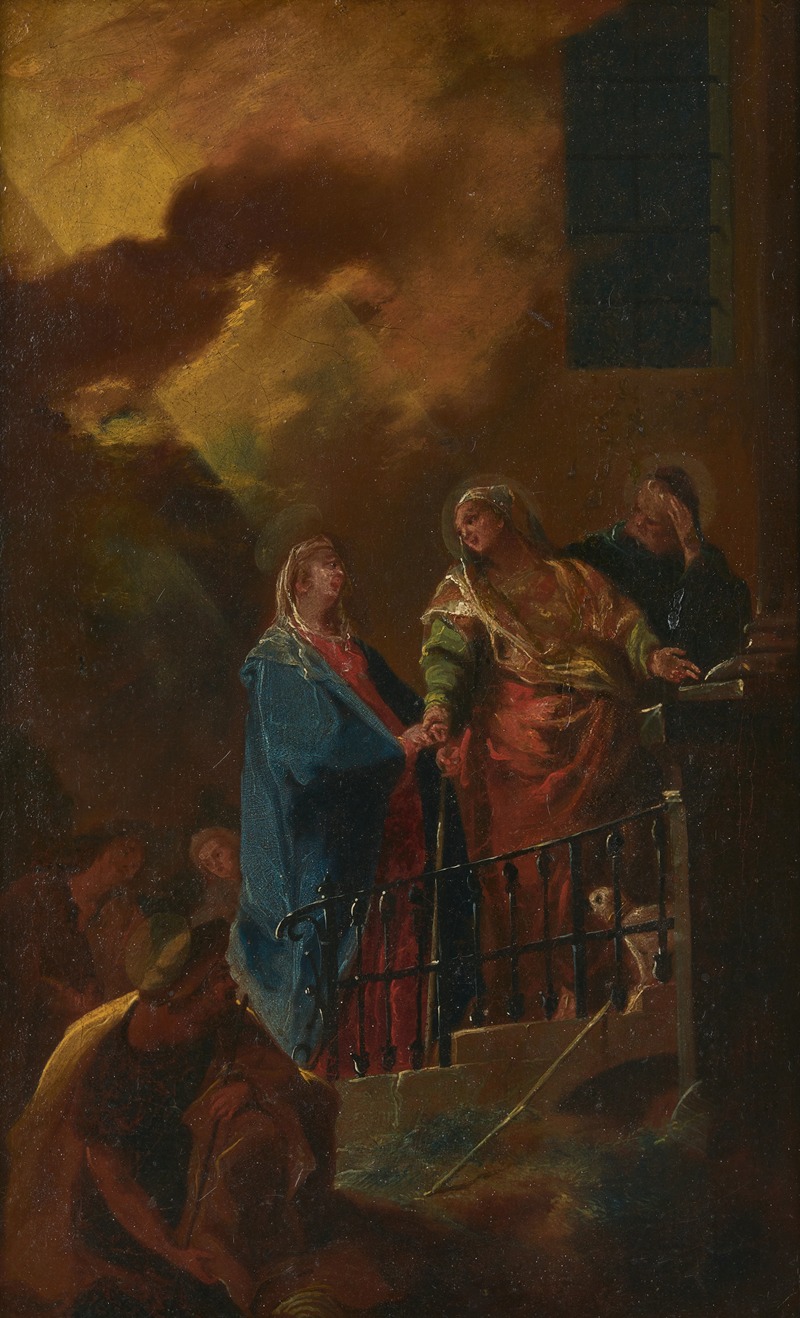 The Visitation by Johann Konrad Wengner, 1750-1755 — digital art print download