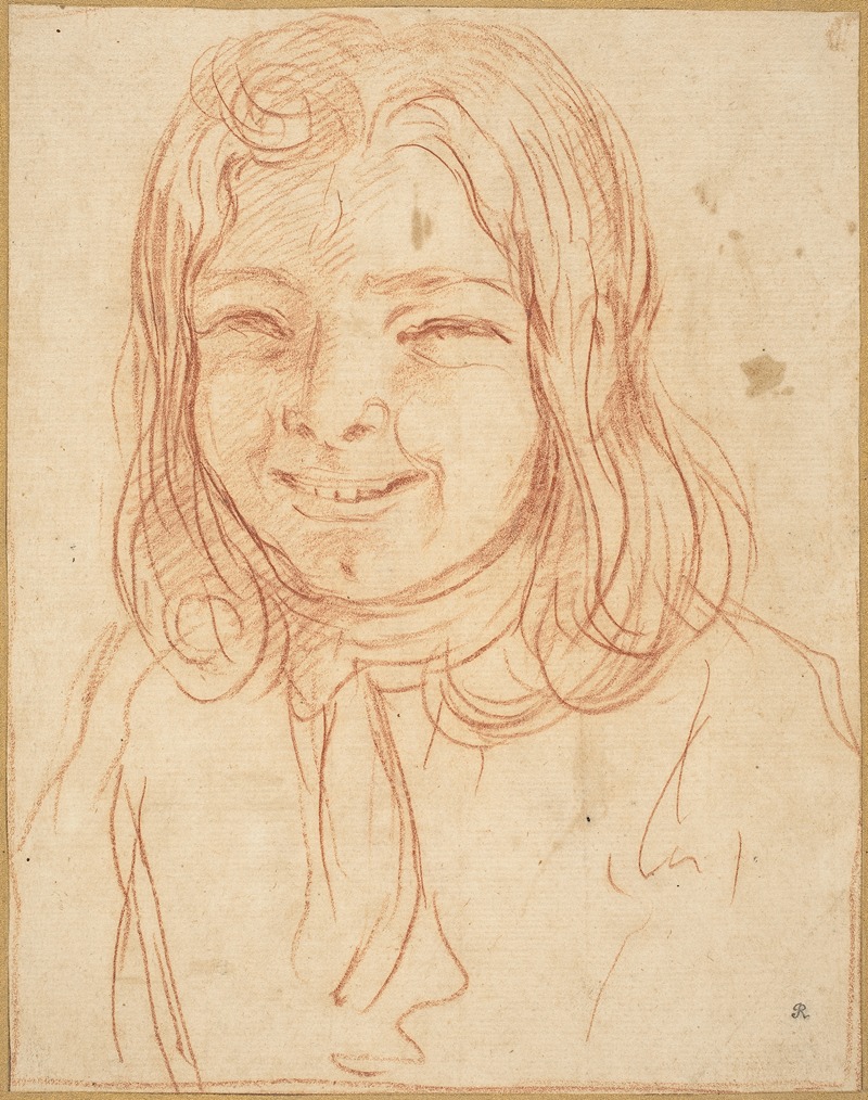 A Smiling Boy with Flowing Hair — Итальянская школа