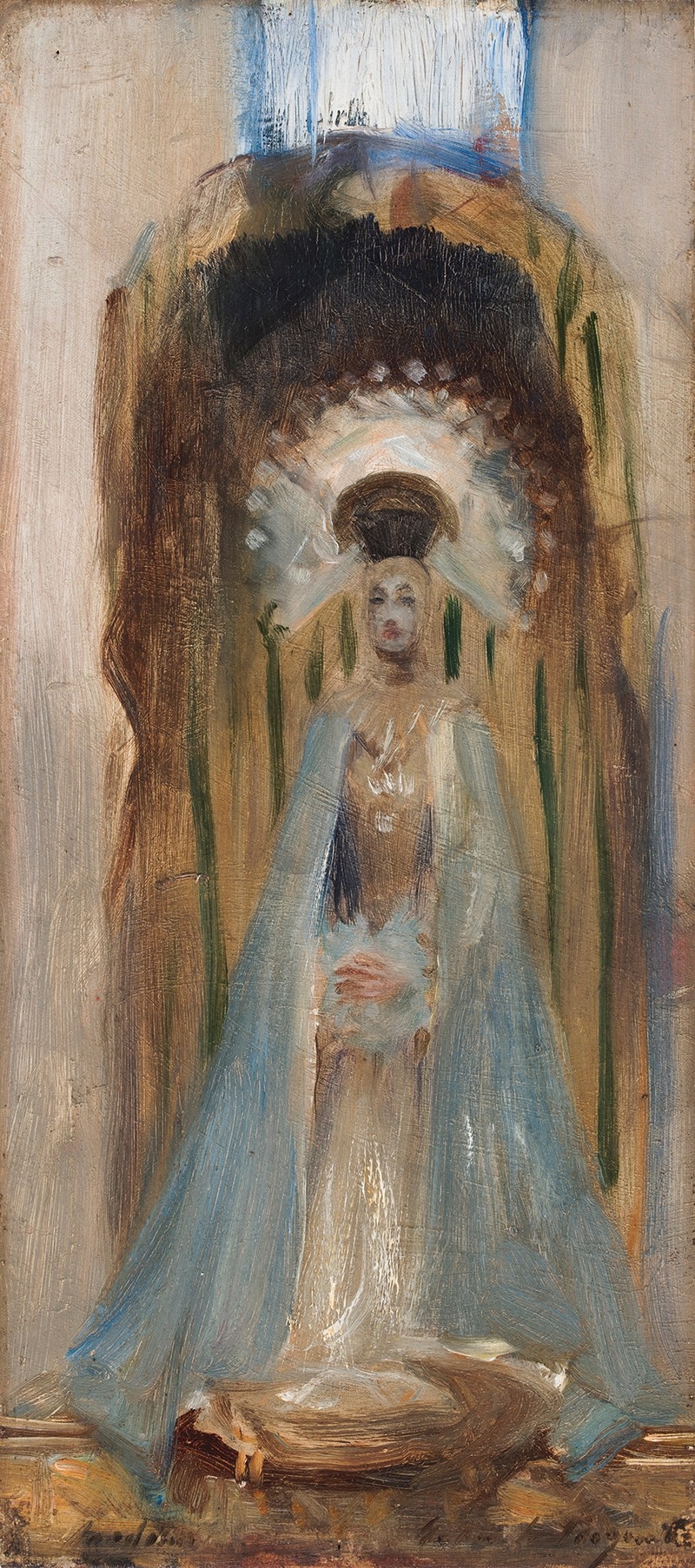 A Spanish Madonna by Джон Сингер Сарджент — digital art print download