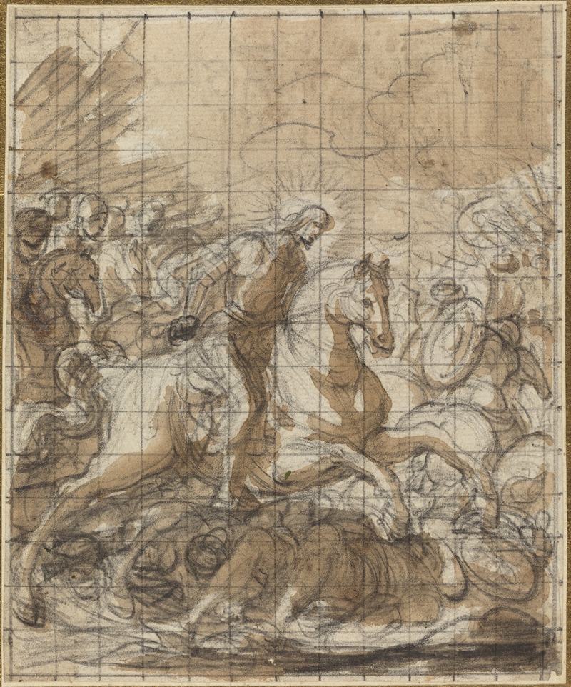 Saint James Defeating the Infidels — Итальянская школа