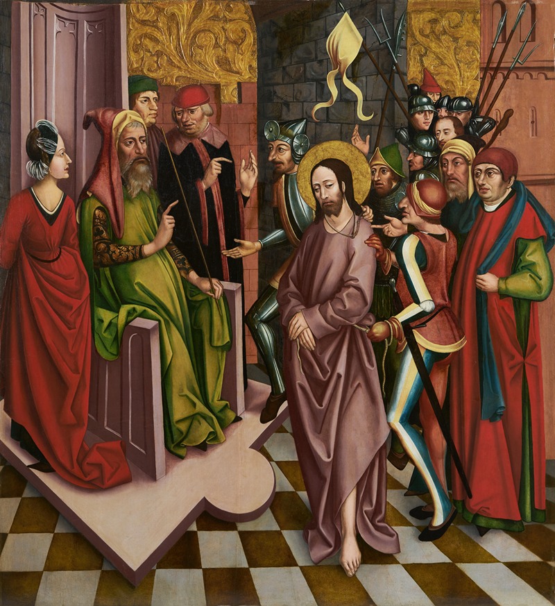 Christ before Pilate by Meister des Hohenlandenberger Altars — digital art print download