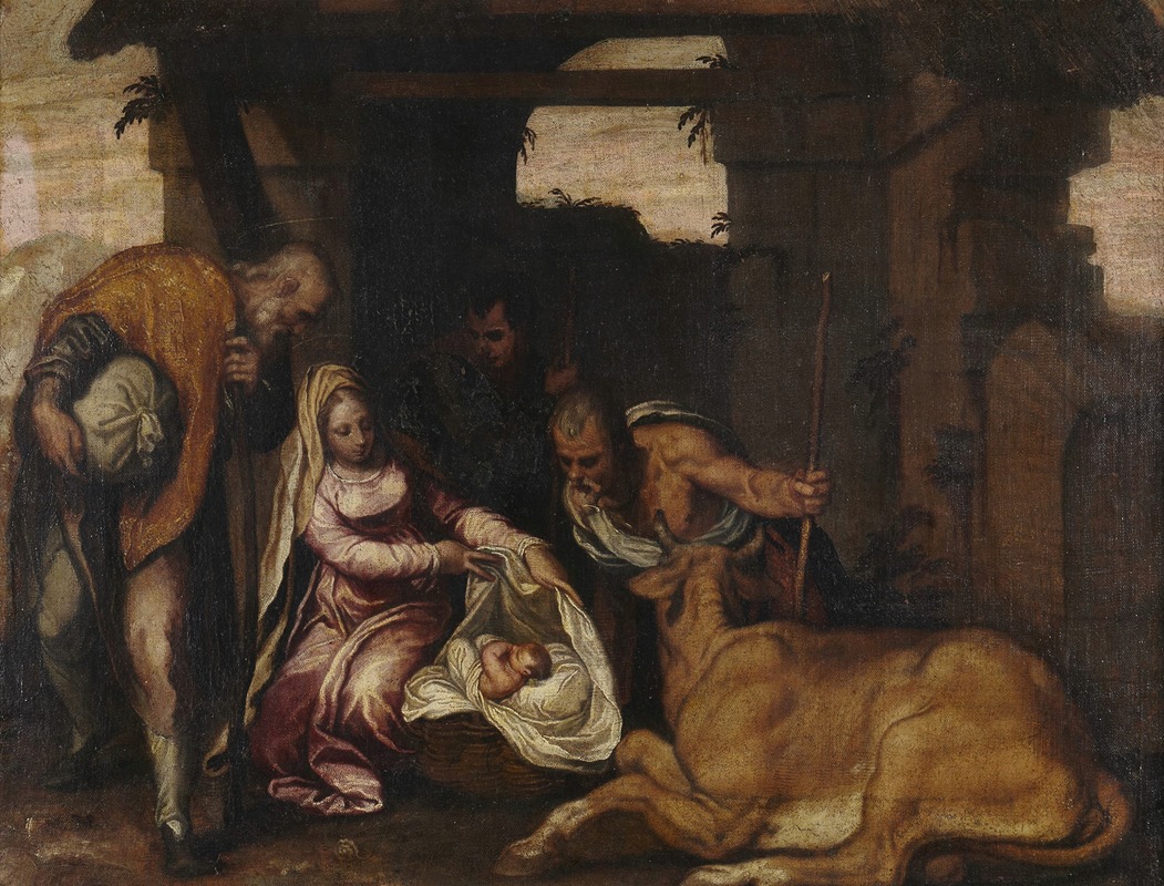 Adoration of the Shepherds — Paolo Farinati