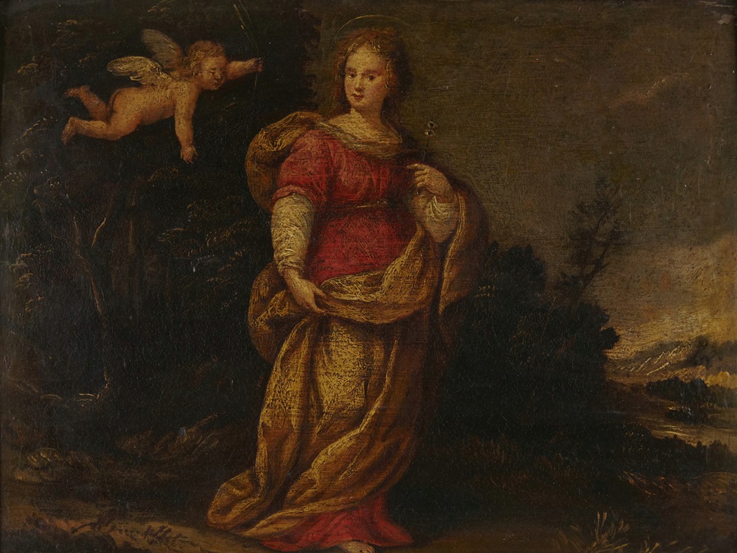 Saint Lucy by Pasquale Ottino — digital art print download
