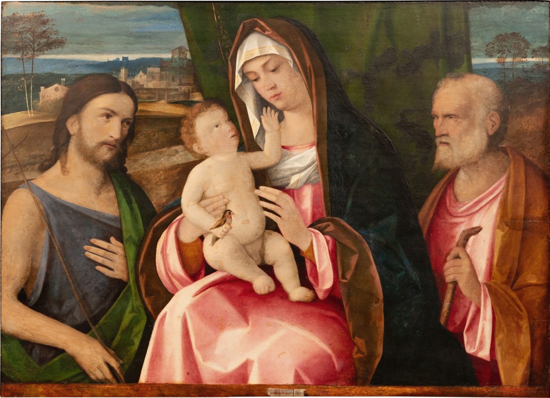 Virgin and Child by Pietro degli Ingannati — digital art print download