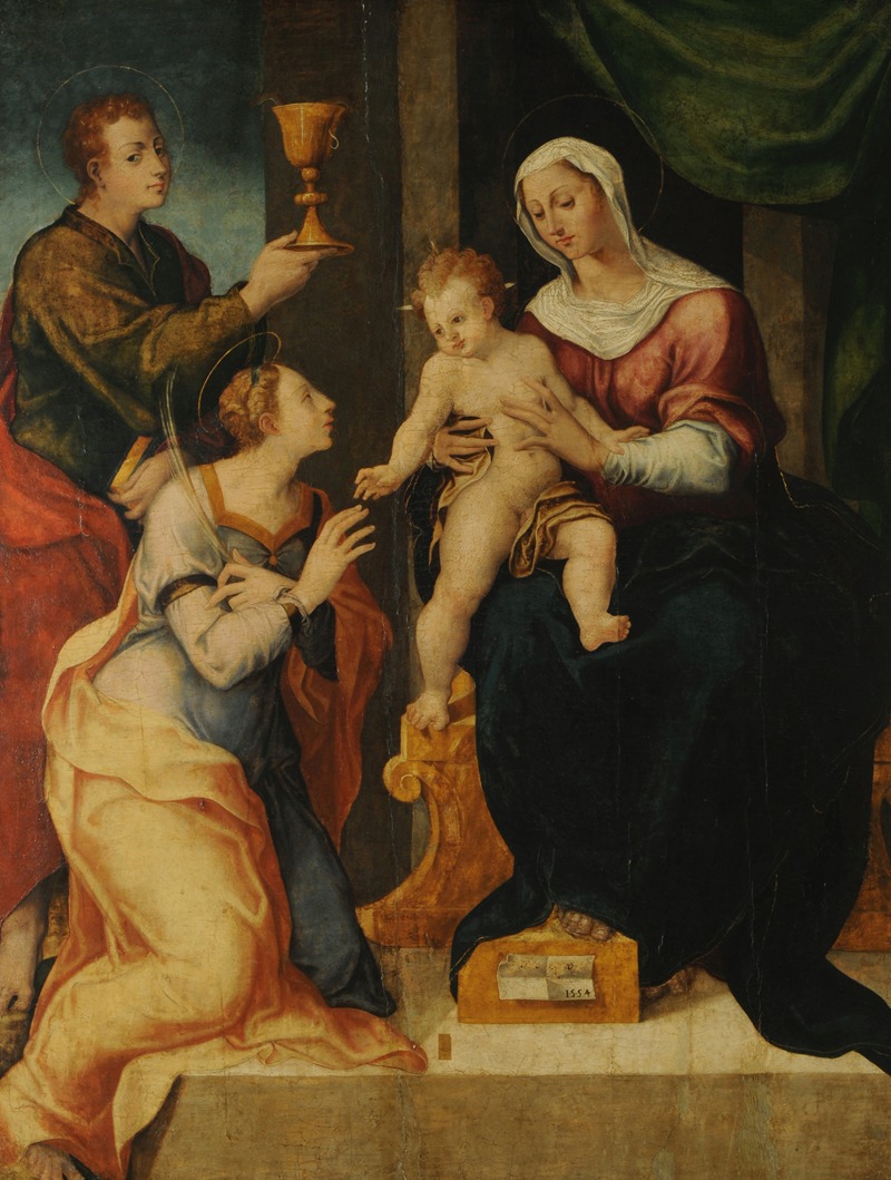 Bodas místicas de Santa Catalina — Pietro Negroni