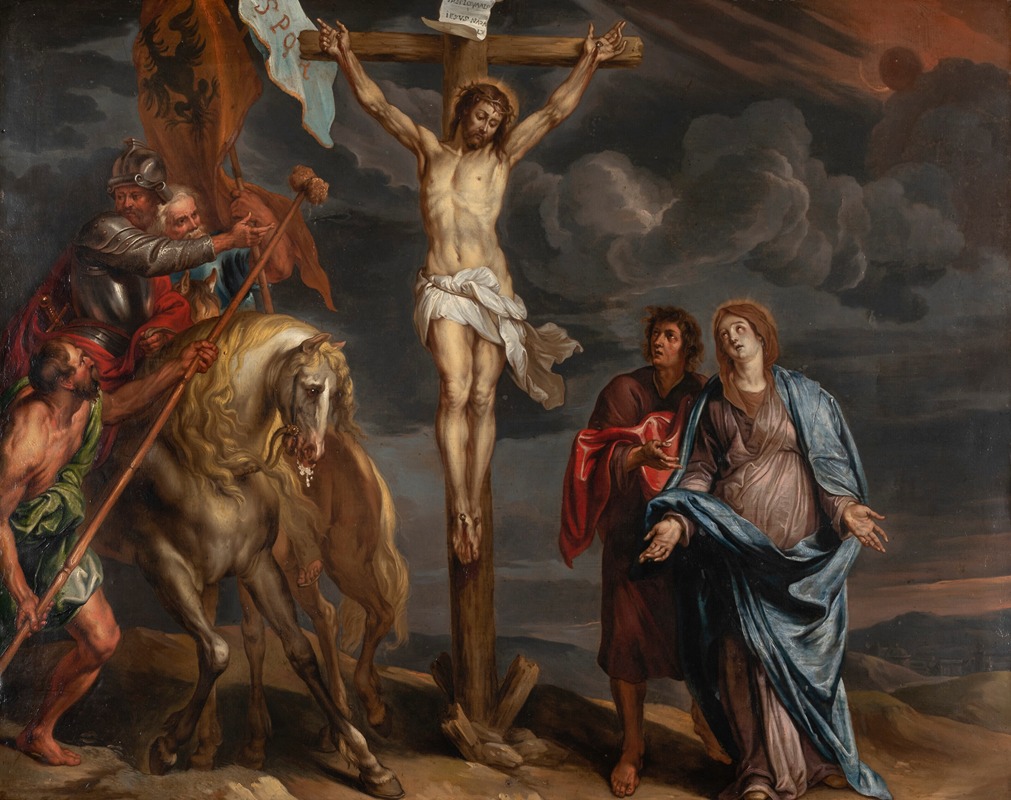 The Crucifixion by Виллем ван Херп — digital art print download