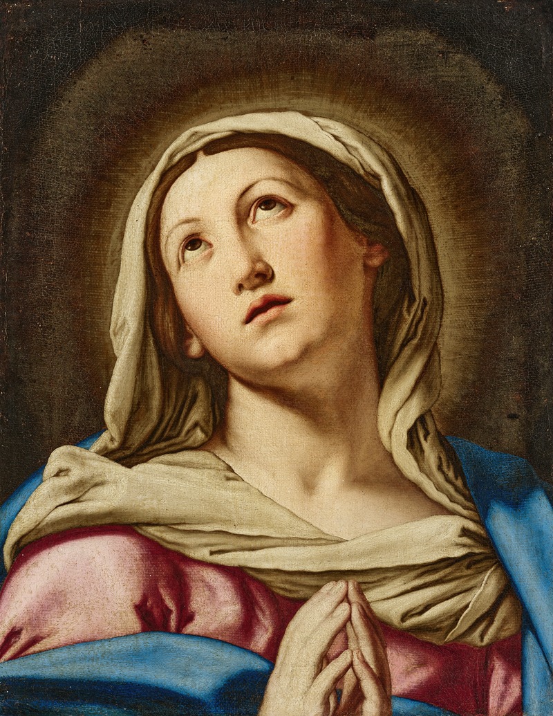 The Madonna at prayer by Джованни Баттиста Сальви да Сассоферрато — digital art print download