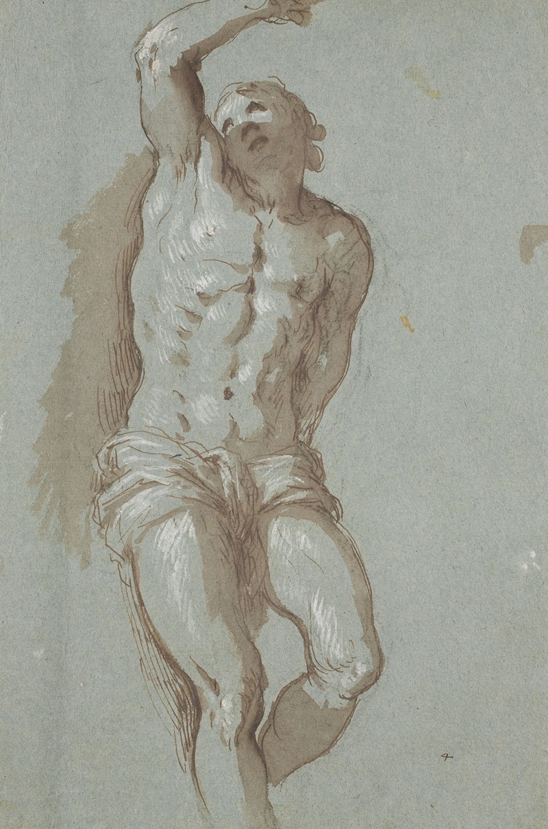 St Sebastian by Якопо Пальма юный, 1547 – 1627 — digital art print download